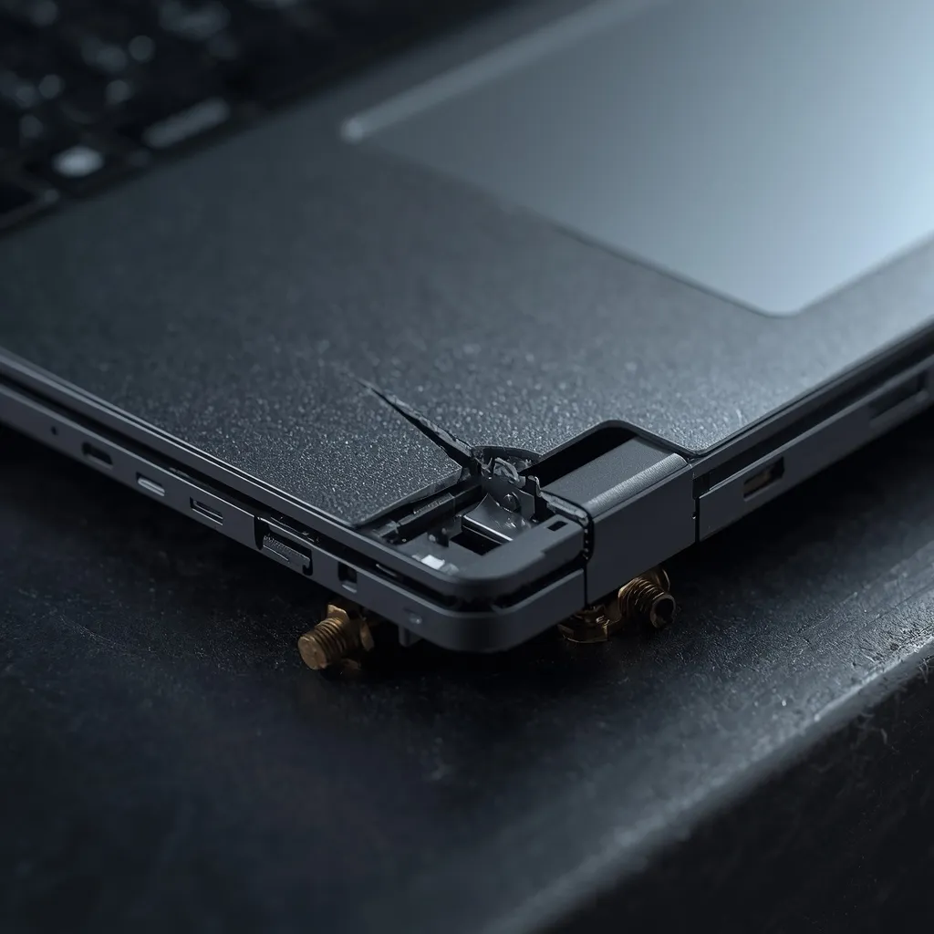 Laptop Repair for Hinges & Chassis Structural Rebuilding