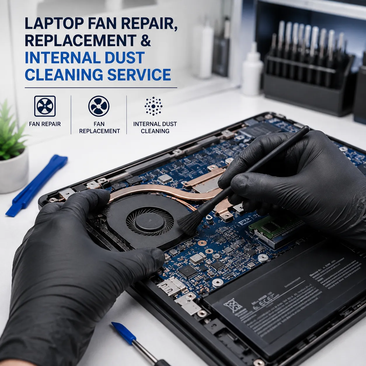 Precision Laptop Fan Repair Service